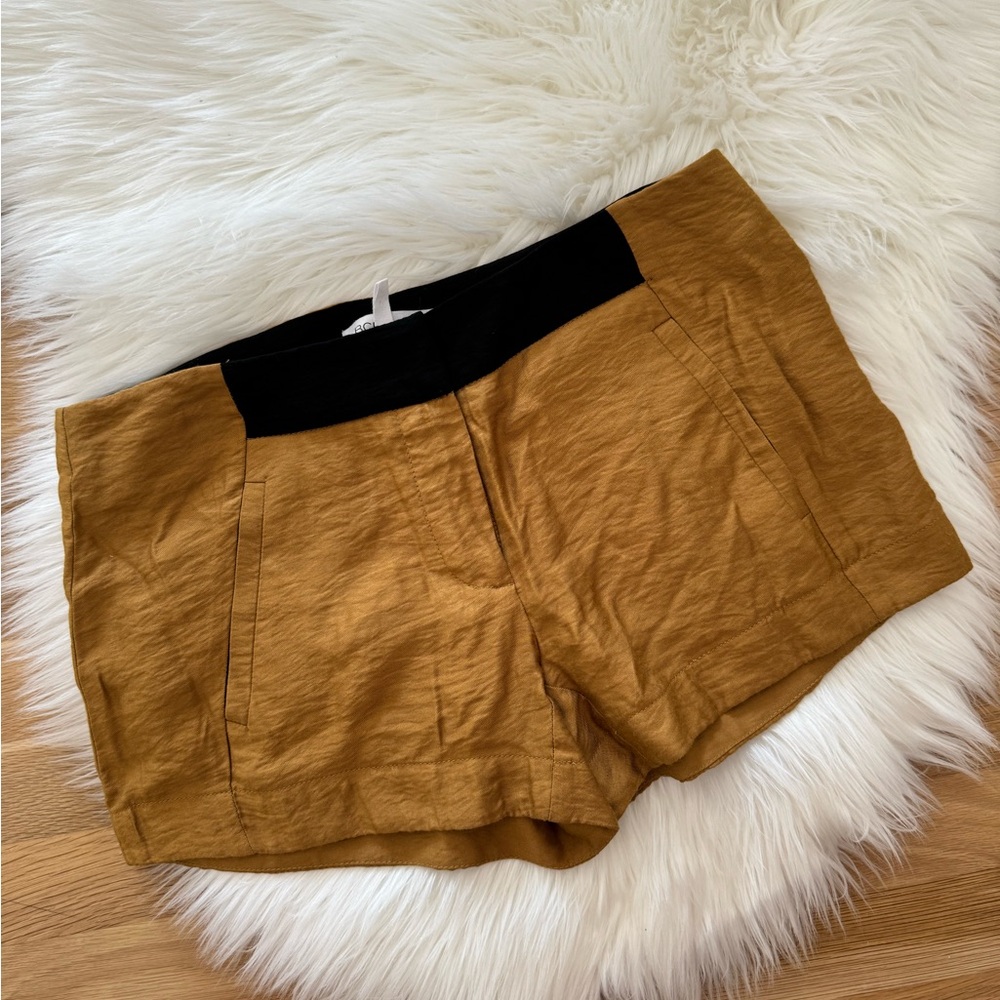 BCBG Generation mustard yellow shorts
